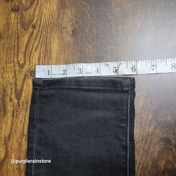 American Eagle Jeans Size 31x32 Stacked Skinny Next Level Flex Black Wash Denim - Picture 12 of 13